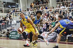 Basketball, Admiral Basketball Superliga 2019/20, Grunddurchgang 1.Runde, SKN St. Pölten Basketball, UBSC Raiffeisen Graz, Philip Jalalpoor (5)
