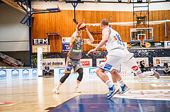 Basketball, bet-at-home Basketball Superliga 2020/21, Platzierungsrunde, 2. Runde, Oberwart Gunners, Klosterneuburg Dukes, Alex Laurent (17)