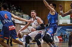 Basketball, ABL 2018/19, Grunddurchgang 25.Runde, Oberwart Gunners, Kapfenberg Bulls, Hayden Thomas Lescault (11)