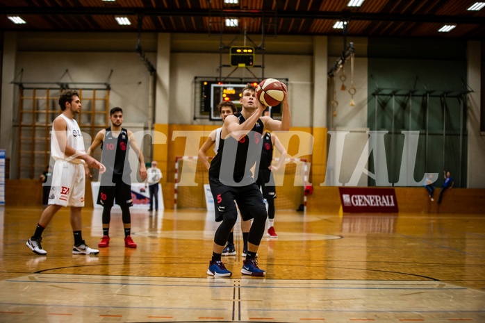 Basketball, Basketball Zweite Liga, Grunddurchgang 2.Runde, Mattersburg Rocks, Mistelbach Mustangs, Konstantin Kolonovics (5)