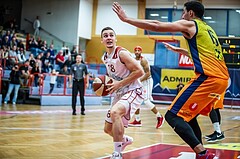 Basketball, Admiral Basketball Superliga 2019/20, Grunddurchgang 3.Runde, Traiskirchen Lions, UBSC Graz, Maris Ziedins(18)