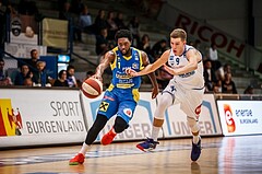 Basketball, Admiral Basketball Superliga 2019/20, Grunddurchgang 6.Runde, Oberwart Gunners, St. Pölten, Felix Lewis (1)