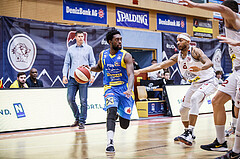 Basketball, Admiral Basketball Superliga 2019/20, Grunddurchgang 9.Runde, Traiskirchen Lions, SKN St. Pölten, Felix Lewis (1)