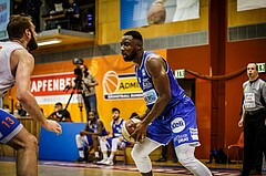 Basketball, ABL 2018/19, Grunddurchgang 16.Runde, Kapfenberg Bulls, Oberwart Gunners, Christopher Tawiah (14)