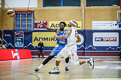 Basketball, Admiral Basketball Superliga 2019/20, Grunddurchgang 9.Runde, Traiskirchen Lions, SKN St. Pölten, Felix Lewis (1)