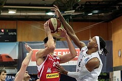 Basketball Superliga 2020/21,  Grunddurchgang 16.Runde, Kapfenberg Bulls vs. Traiskirchen Lions