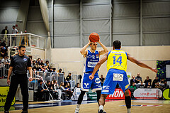 Basketball, win2day Basketball Superliga 2021/22, Platzierungsrunde 3.Runde, SKN St. Pölten Basketball, Oberwart Gunners, Jonathan Knessl (12)