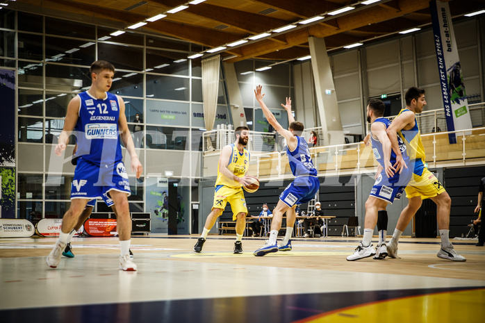 Basketball, bet-at-home Basketball Superliga 2019/20, Viertelfinale 4. Spiel, SKN St. Pölten Basketball, Oberwart Gunners, Jakob Wonisch (17)