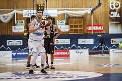 Basketball, Admiral Basketball Superliga 2019/20, Grunddurchgang 3.Runde, Oberwart Gunners, Flyers Wels, Andrius Mikutis (5)