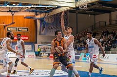 Basketball, ABL 2017/18, Grunddurchgang 17.Runde, Oberwart Gunners, Klosterneuburg Dukes, Edin Bavcic (13)