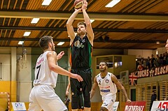 Basketball, 2.Bundesliga, Grunddurchgang 19.Runde, Mattersburg Rocks, Basket Flames, Maximilian Hübner (22)