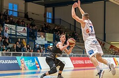 Basketball, ABL 2017/18, Grunddurchgang 23.Runde, Oberwart Gunners, Traiskirchen Lions, Benedikt Güttl (7)