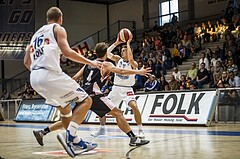 Basketball, Admiral Basketball Superliga 2019/20, Grunddurchgang 3.Runde, Oberwart Gunners, Flyers Wels, Saimon Sutt (11)