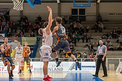 Basketball, ABL 2017/18, Grunddurchgang 17.Runde, Oberwart Gunners, Klosterneuburg Dukes, Valentin Bauer (14)