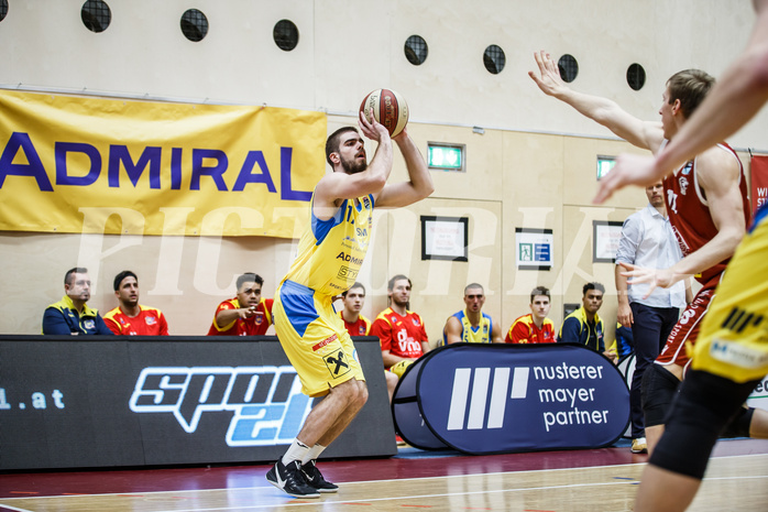 Basketball, Admiral Basketball Superliga 2019/20, Grunddurchgang 18.Runde, SKN St. Pölten Basketball, Traiskirchen Lions, Jakob Wonisch (17)