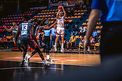 Basketball, Win2Day Superliga 2022/23, 2. Platzierungsrunde, BC Vienna, Klosterneuburg Dukes, Enis Murati (44)