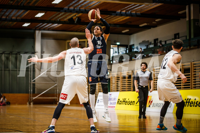 Basketball, Basketball Zweite Liga, Playoff: Viertelfinale 3. Spiel, Mattersburg Rocks, BBC Nord Dragonz, Marko Kolaric (16)