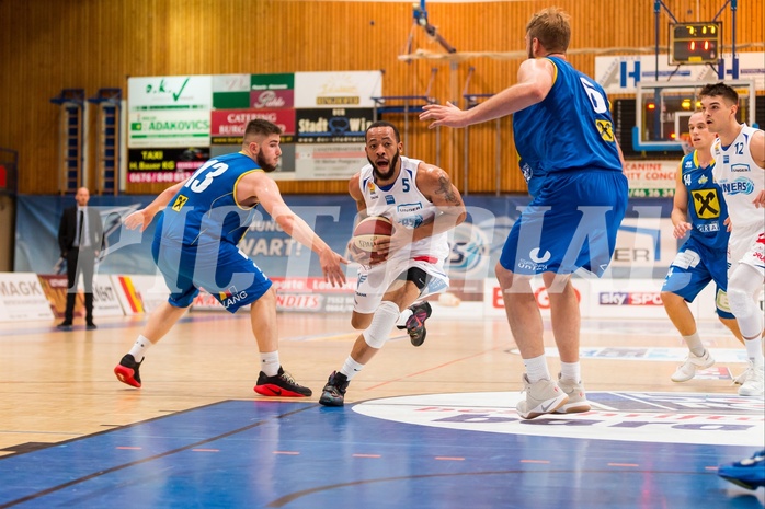 Basketball, ABL 2017/18, Grunddurchgang 2.Runde, Oberwart Gunners, UBSC Graz, Louis Dabney Jr. (5)