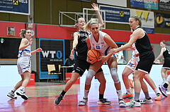 Basketball, Win2Day Damen Superliga 2023/24, Grunddurchgang 6. Runde, DBB LZ OÖ vs Basket Flames,