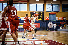 Basketball, win2day Basketball Superliga 2022/23, Grunddurchgang 1.Runde, Traiskirchen Lions, BC GGMT Vienna, Fahrudin Manjgafic (2)
