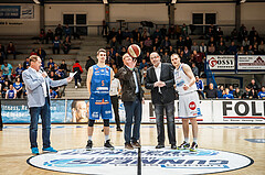 Basketball, Admiral Basketball Superliga 2019/20, Platzierungsrunde 1.Runde, Oberwart Gunners, Kapfenberg Bulls, Ehrenaufwurf