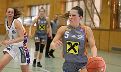 Basketball Damen Superliga 2021/22, Grundducrhgang 11.Runde Vienna United vs. Klosterneuburg Duchess


