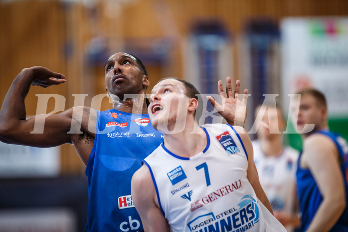 Basketball, Admiral Basketball Superliga 2019/20, Platzierungsrunde 1.Runde, Oberwart Gunners, Kapfenberg Bulls, Sebastian Käferle (7)